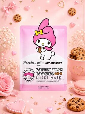 The Crème Shop x My Melody Limited Edition Softer Than Cookies Sheet Mask